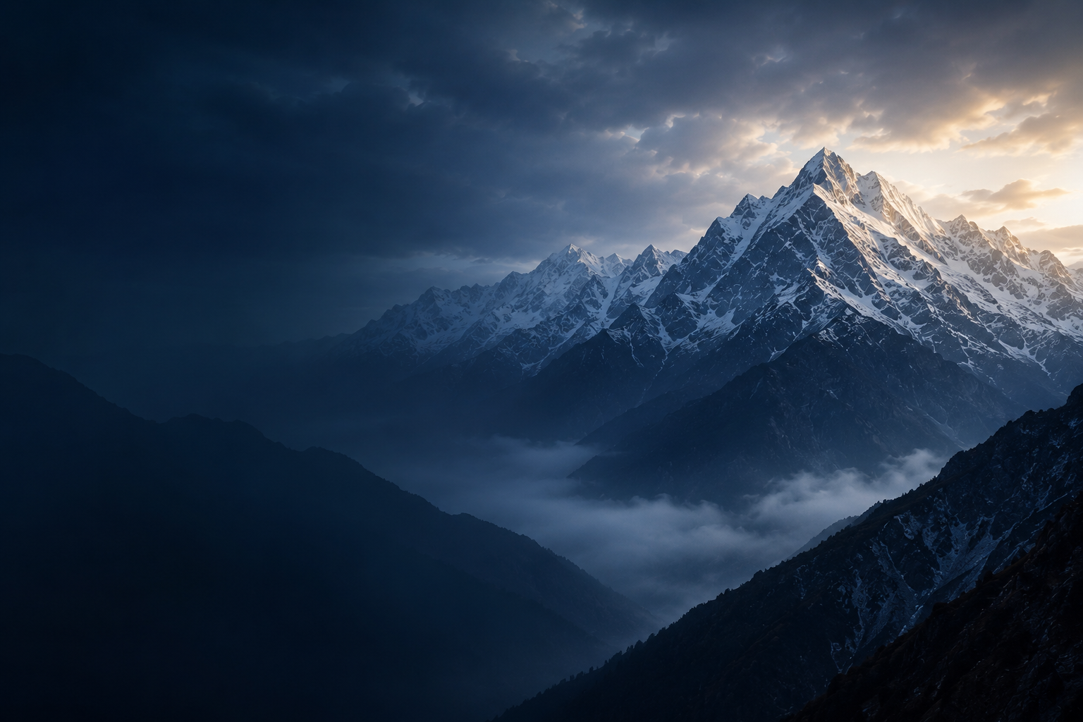 Himachal mountain range