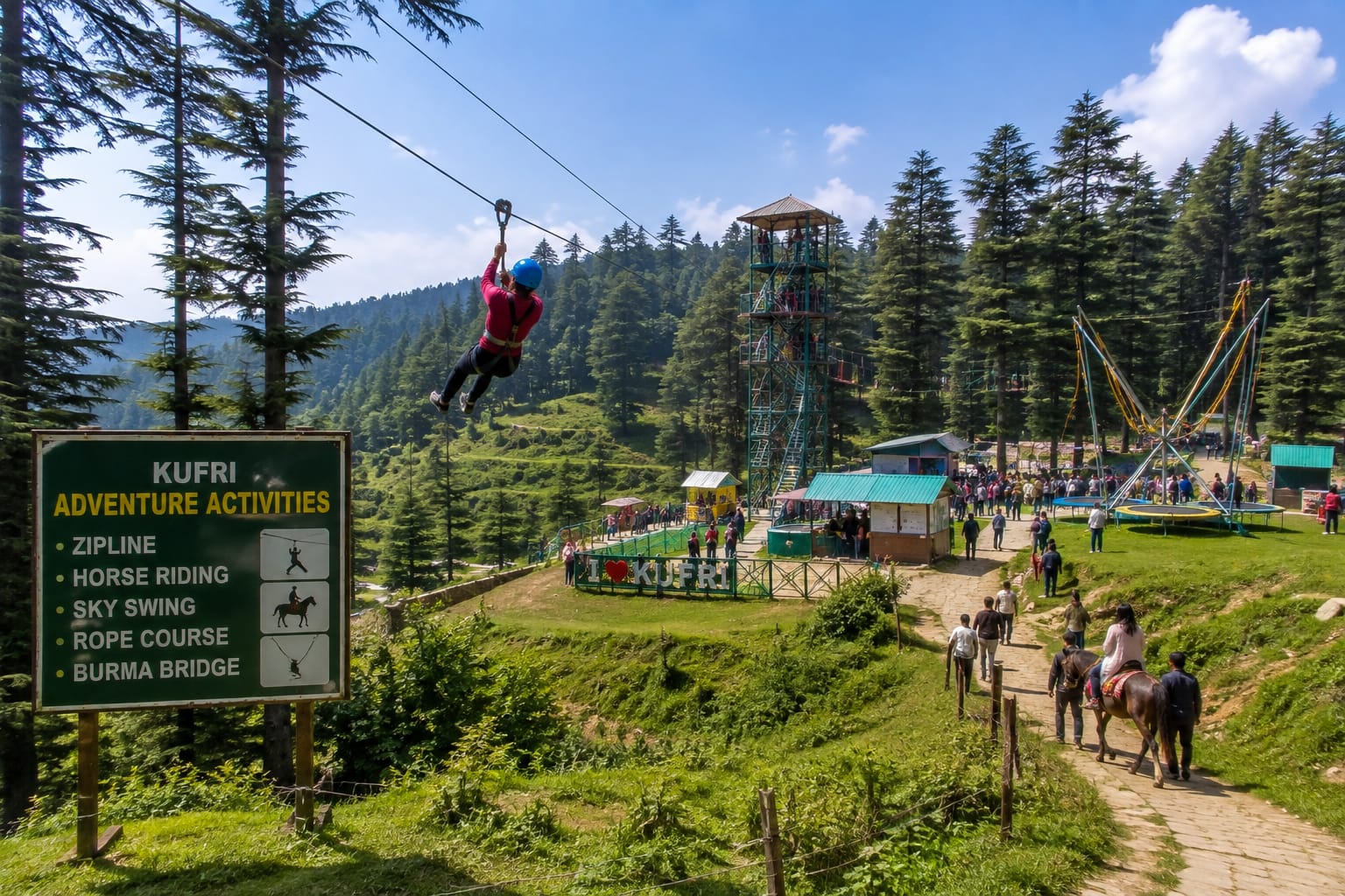 Kufri Adventure Activities