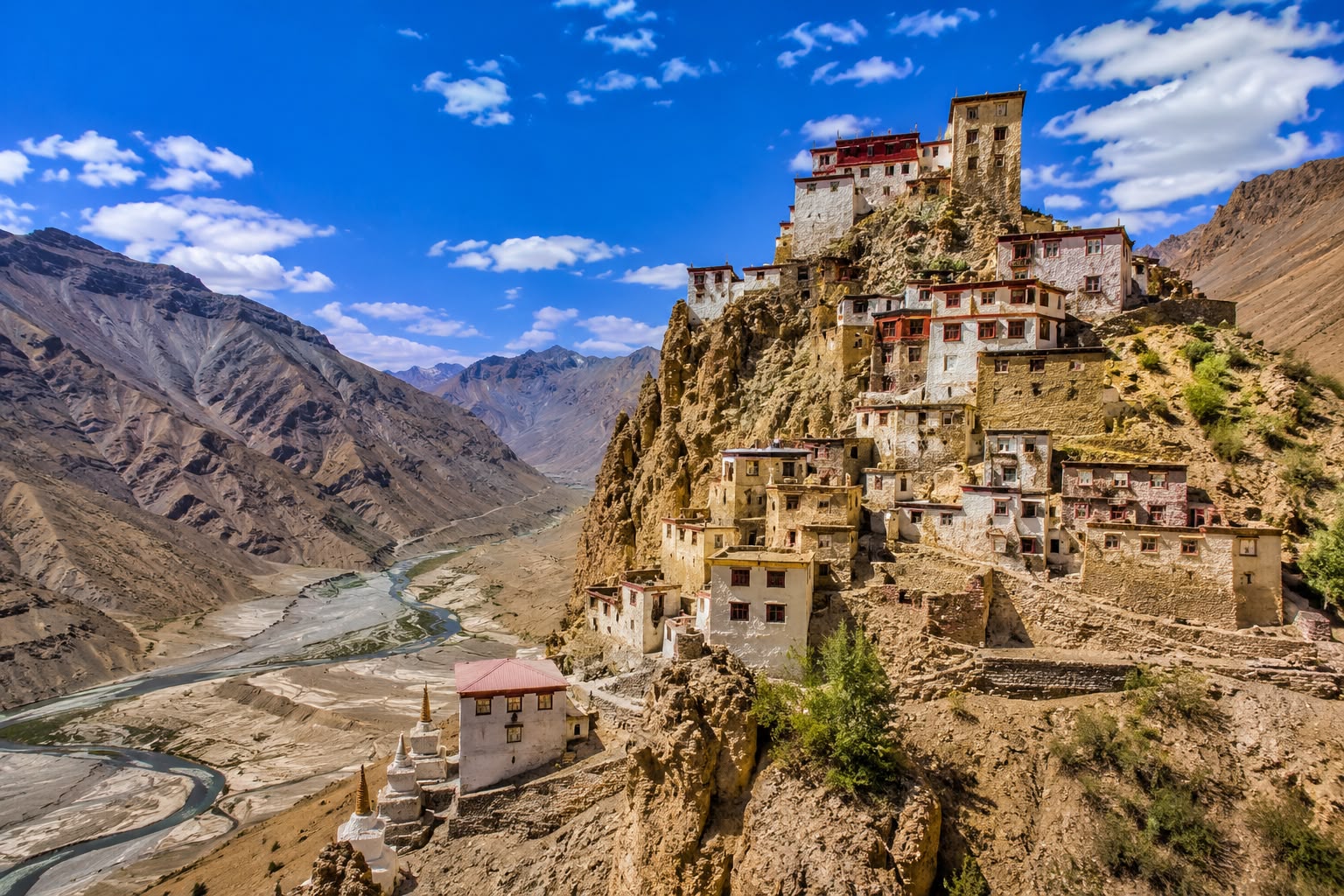 🏔️ Dhankar Monastery