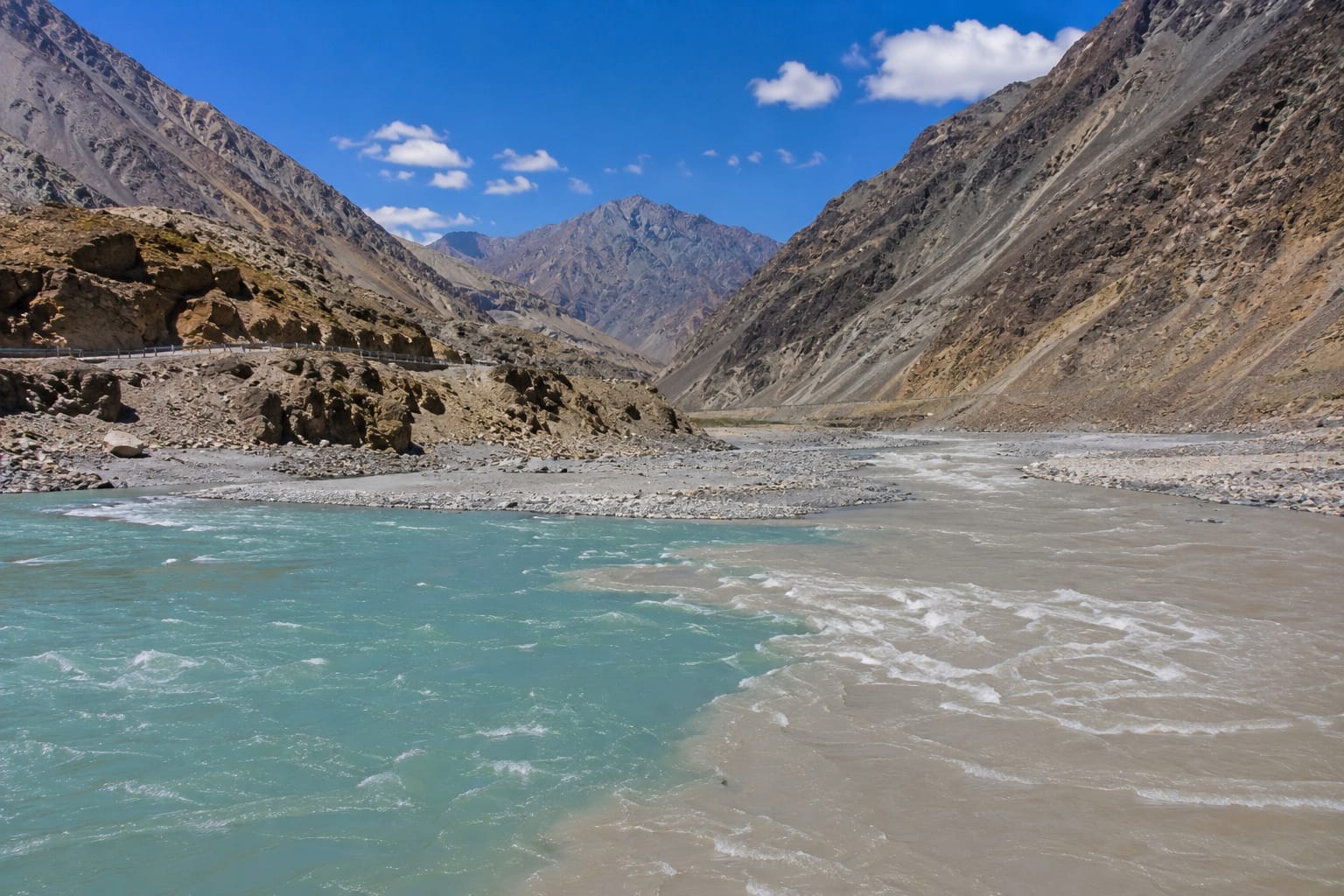 🌊 Khab Sangam – जहाँ Spiti और Sutlej मिलते हैं
