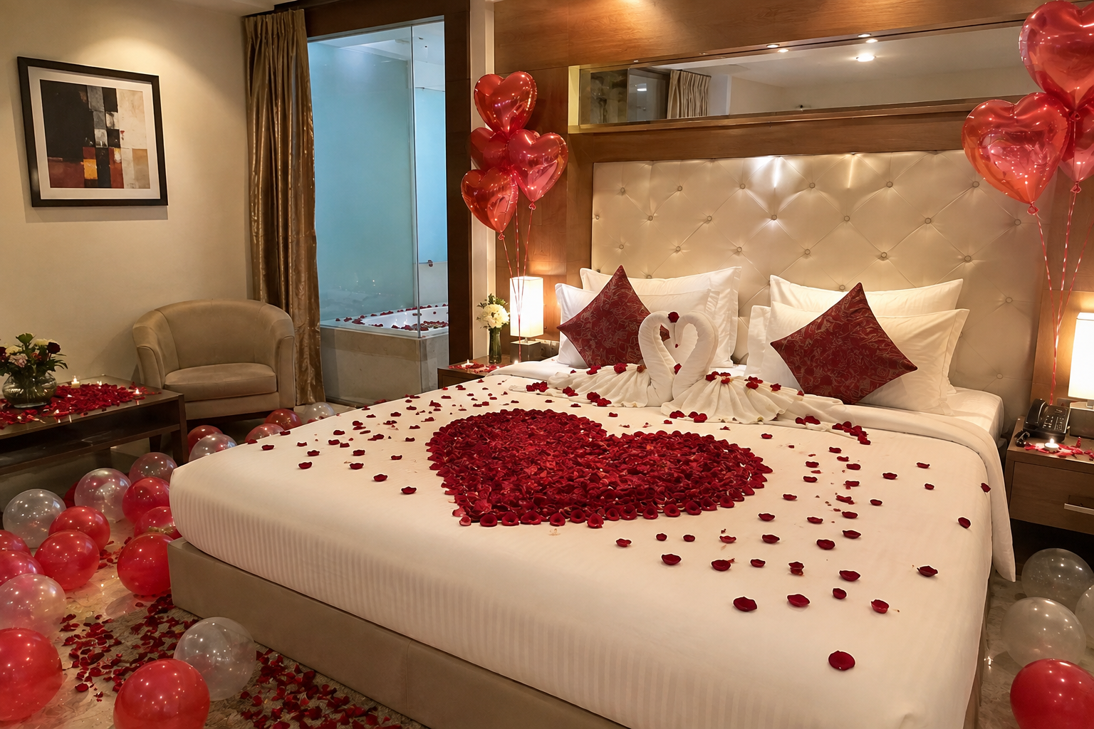 🌹 Premium Couple Room Decoration