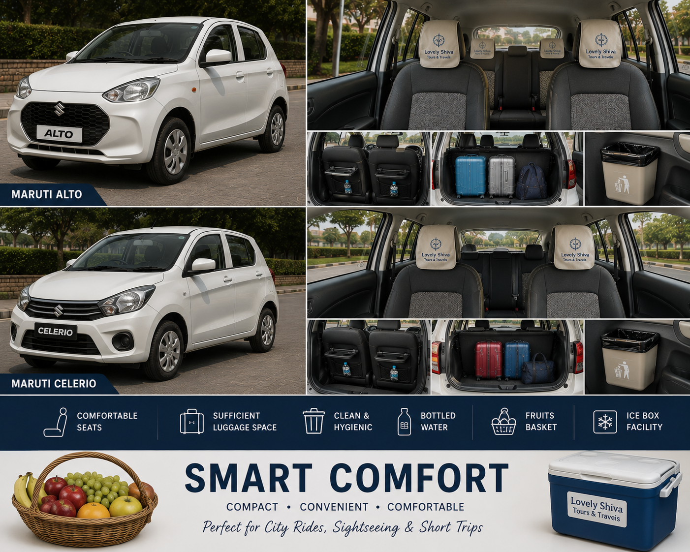 🚗  SMART COMFORT — Compact & Convenient