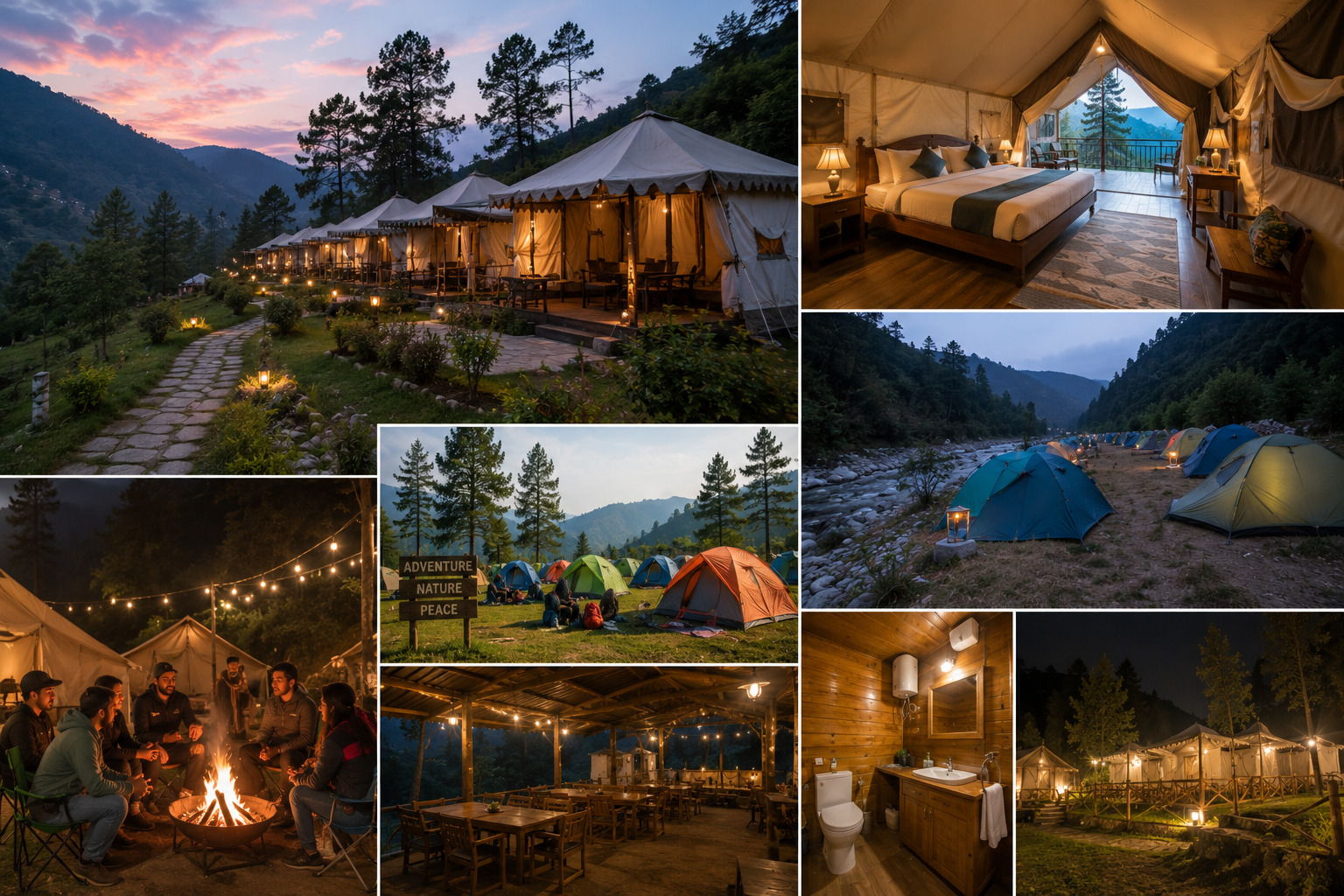 GLAMPING & CAMP STAYS ⛺ Nature • Comfort • Adventure