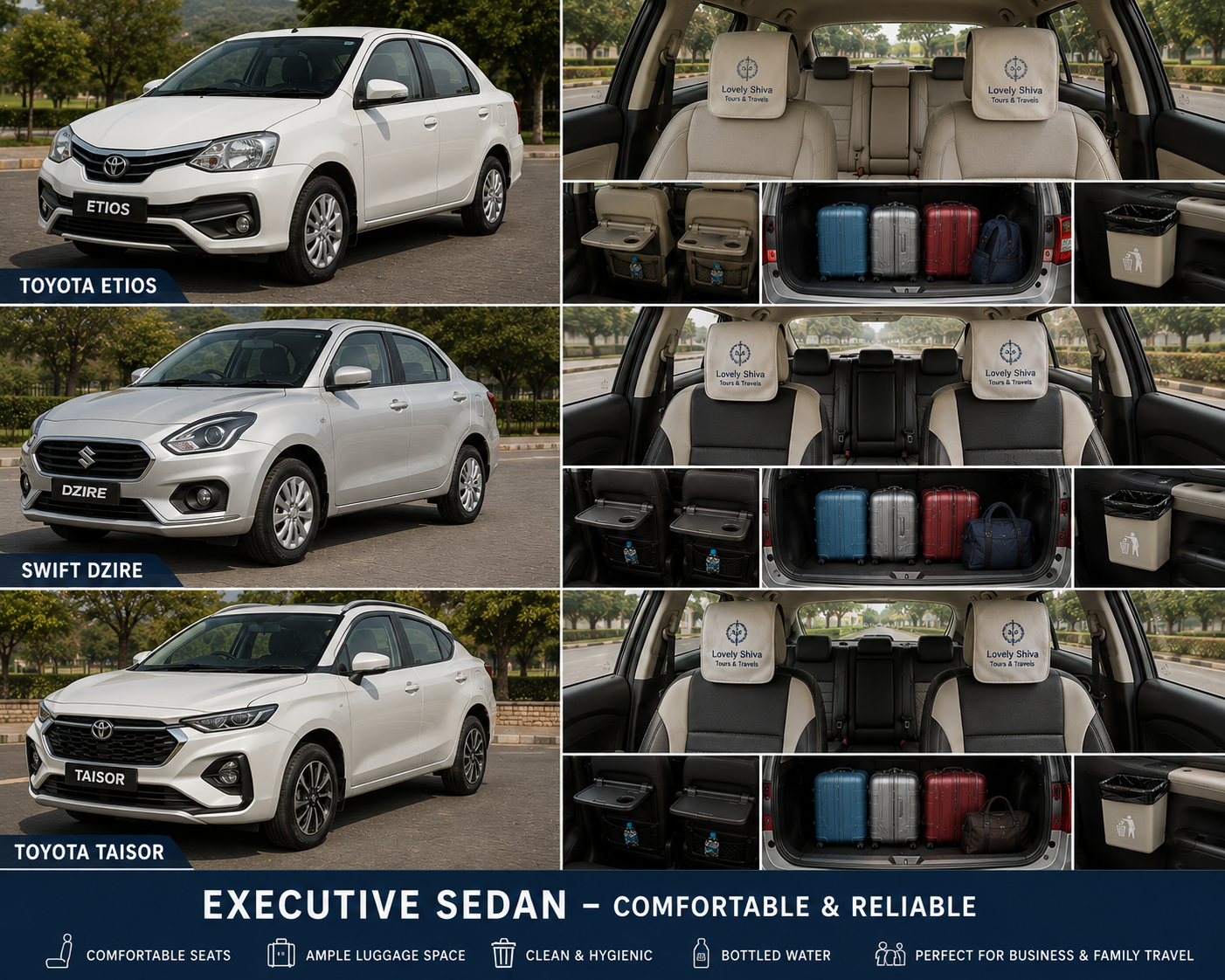🚘  EXECUTIVE SEDAN — Comfortable & Professional